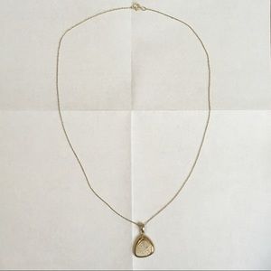 Crystal and Gold Necklace